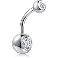 Schlichtes Bauchnabelpiercing