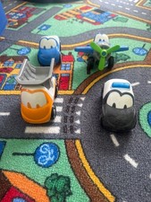 dantoy Spielzeugauto Set Flugzeug Kipper Auto Kinder Spielzeug Mehrfarbig