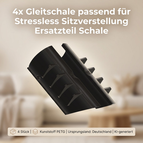 Gleitschale kunststoff petg - 4x,