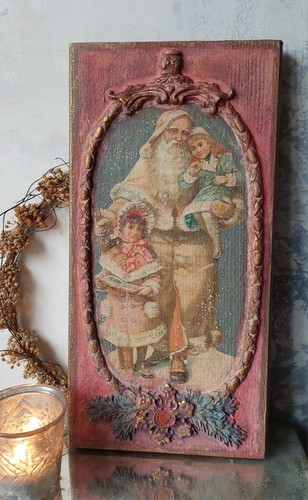 Oblaten bild weihnachtsmann - bild,