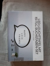 LED Leuchttafel mit Buchstaben