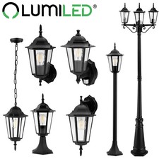 LUMILED Außenleuchte Gartenleuchte Außenlampe E27 Standleuchte Wandlampe außen