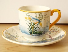 GIEN Caraibes Magellan TOP kleine Kaffeetasse mit Untertasse Espressotasse