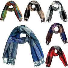 XXL Herbst Karo Paisley Schal