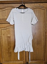 H&M Damen Sommerkleid Creme