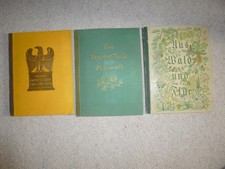 Sammelbilderalben, 3 Stück, vor 1945