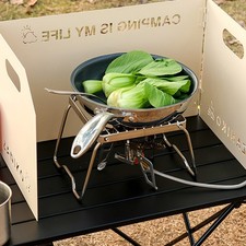 Campingkocher Windschutz