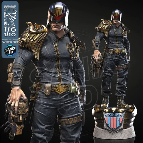 Judge dredd 24 figur - judge, 1/4-1/24,