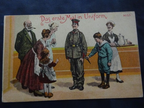 Uniform postkarte militär - uniform,, postkarte,