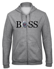 Scania Saab Auto Kapuzenpullover Hoodie Sweatjacke mit Reißverschluss-9572_Grau