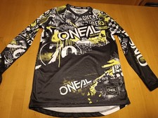 O`Neal Langarmshirt Youth XL schwarz/Neongelb für Kinder Biken, Dirt, MTB, Cross