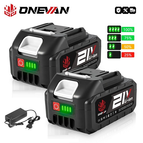 21v led batterie akku - 2x,