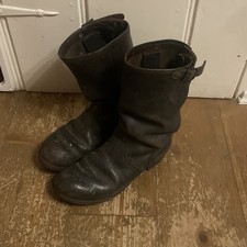 TOP Wehrmacht 2.WK ein Paar Stiefel Marschstiefel genagelt Schuhe für Uniform