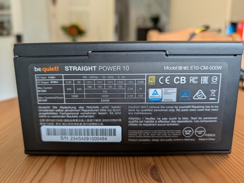 Quiet straight power e10 - be, quiet!