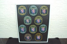 10x Polizei Hessen Landespolizei  Bereitsschaftspolizei  Wasserschutzpolizei