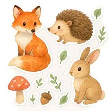 Waldtiere Sticker Set Fuchs