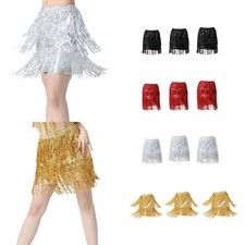 Pailletten Quaste Rock