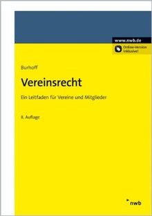 Vereinsrecht ein leitfaden - ein,