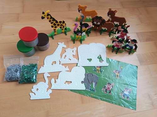 Bügelperlenset hama safari - bügelperlenset,, hama,