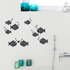  Wandtattoo Fische Set, Meer