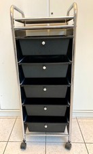 Friseurtrolley, 5 Schubladen, sehr guter Zustand, H. 88cm,  B. 35cm, T. 36cm 