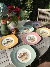 6 Vintage 60er Jahre Fisch