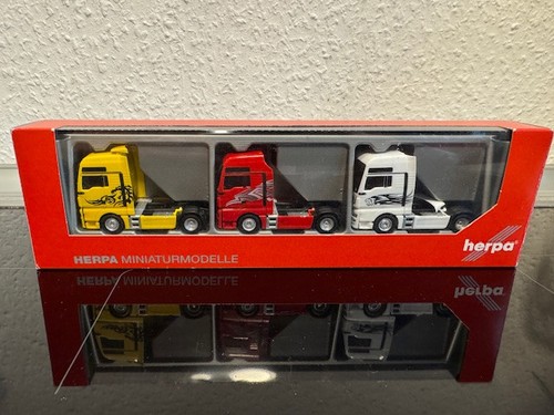 Herpa man zugmaschinen set - man, 3x