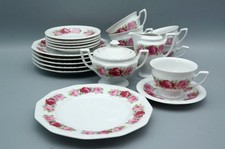 ROSENTHAL MARIA CÄCILIE Rote Rose Kaffeeservice 6P 20tlg