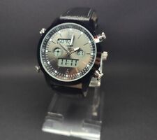 Herren Sportuhr Armbanduhr Schwarz Neu Beleuchtung