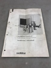 NORDKLIMA GASA CAL/T..K Technisches Arbeitsheft für  Gas u. Warmlufterzeuger /24