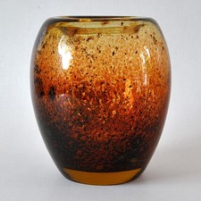 WMF Ikora GLASVASE „Dexel-Ei“, Höhe 16,5 cm, 30er Jahre