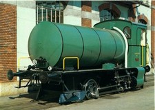 MR1494-Ansichtskarte Lonz AG Visp Dampfspeicherlok 2 Verkehrshaus Luzern Zürich