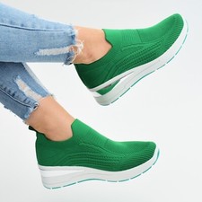 Damen Schuhe Sneaker Grün Low
