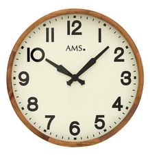 AMS 9535 Wanduhr Quarz analog