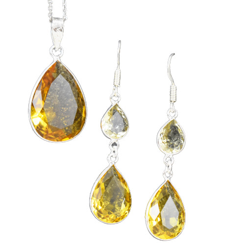 Sterling 925 silber citrin - 925,
