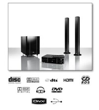 TEUFEL Impaq 500  2.1 + Belkin P88 DVD-Receiver-Lautsprecher-Set