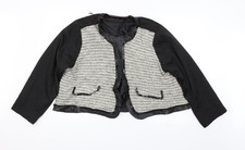Schwarze Damenjacke UK-Größe