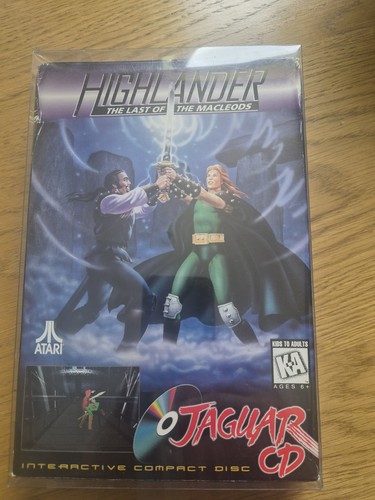 Atari jaguar highlander - jaguar, cd