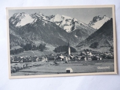 Ansichtskarte oberstdorf - ansichtskarte,