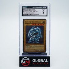 Blue Eyes White Dragon 2002 Yu-Gi-Oh Starter Deck Kaiba #SDK-E001 1st Ed CGC 2