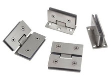 Edelstahl Glastür Scharnier Glas Halter Türbeschlag Glastürbeschlag Dusche Bad