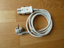 Stromkabel für alte Geräte  mit Schalter  Heißgerätestecker Bakelit - 250 cm