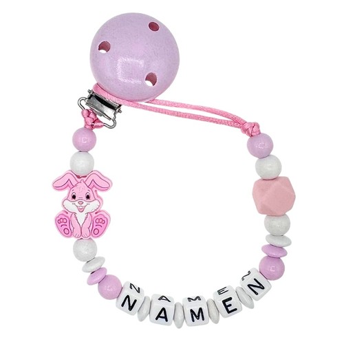 Schnullerkette mit wunschnamen - mit,