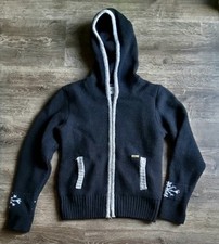 Luis Trenker ❤️ ?️ Damen Strickjacke Hoodie schwarz Gr. S