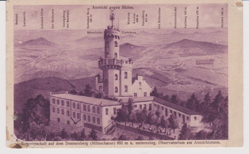 Milleschauer böhmen 1929 - ak,