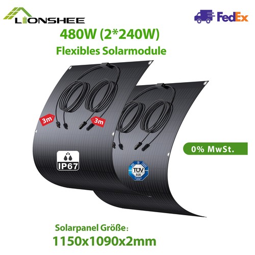 480w flexibel solarmodul - 480w,