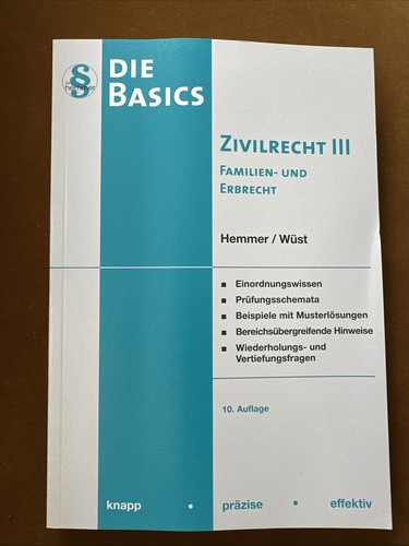 Basics zivilrecht band iii - basics,