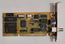 Lantech Technology PTC-1001S ISA Netzwerkkarte (RJ45, BNC, retro, 1993)