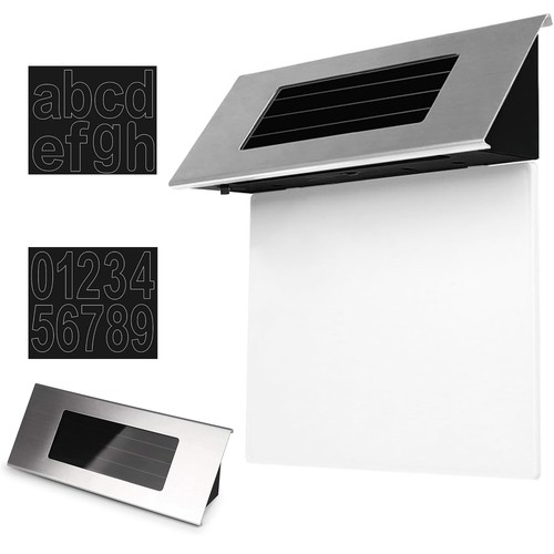 Hausnummer solar beleuchtet - hausnummer,