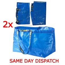 2x große blaue Aufbewahrung